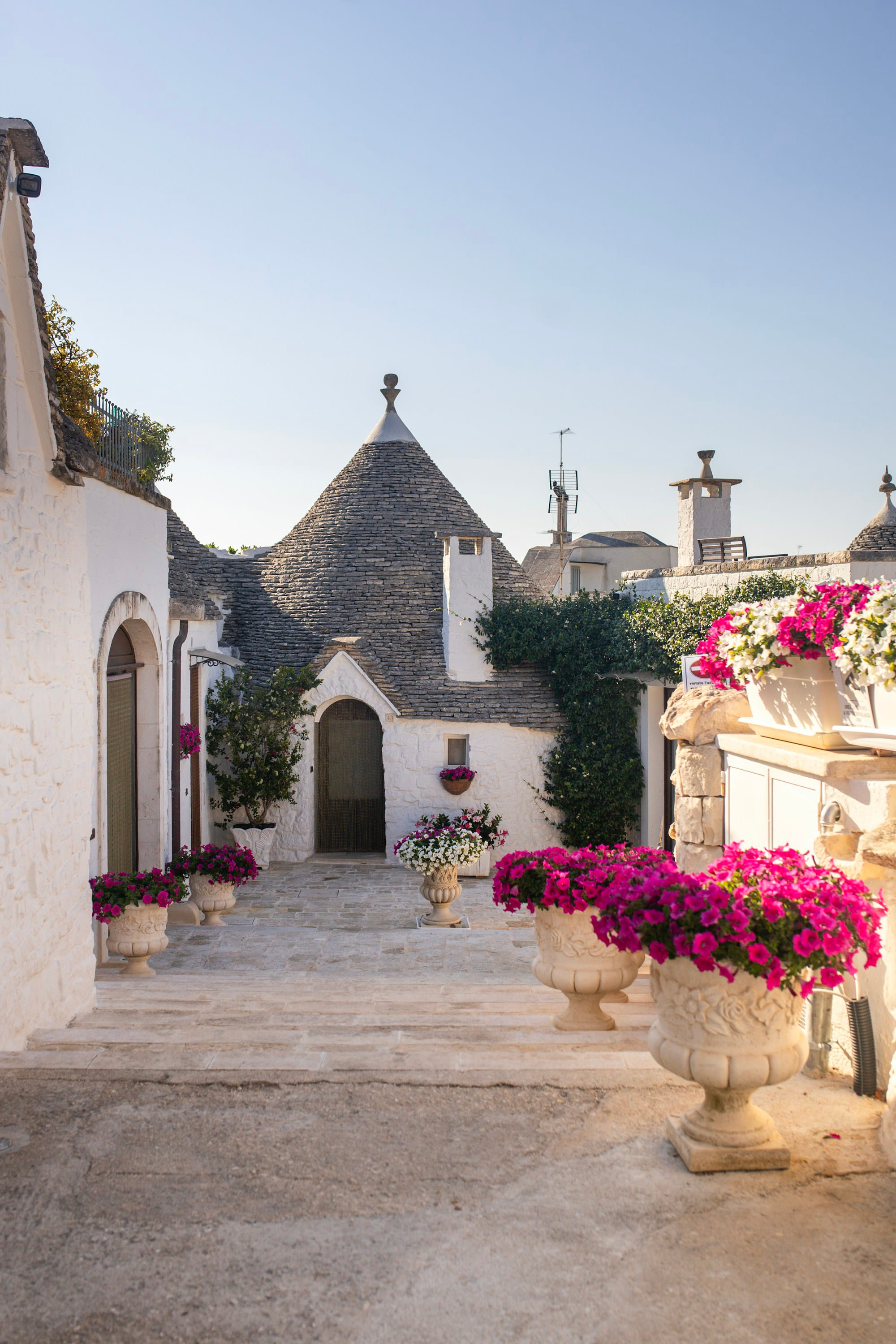 A representative trulli hotel in Puglia